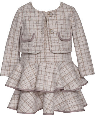 Bonnie Jean Baby Girls Plaid 2-pc. Dress Set