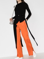Thumbnail for your product : Rosetta Getty Asymmetric Tie-Waist Blouse