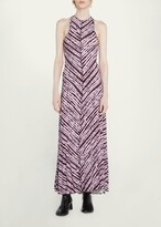 Thumbnail for your product : Proenza Schouler White Label Striped Tie-Dye Maxi Dress