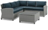 Thumbnail for your product : Crosley Furniture Bradenton 4Pc Outdoor Wicker Sectional Set