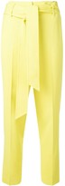 Thumbnail for your product : Ermanno Scervino Belted Straight-Leg Trousers