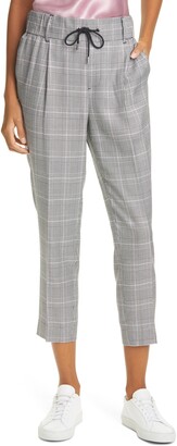 glen plaid pants womens