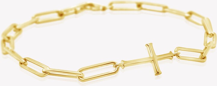 Rizen Jewelry Chain Breaker Cross Bracelet