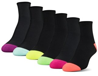 Athletic Works Women's Maxcushion Ankle Socks, 6 Pairs