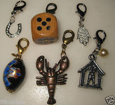 Thumbnail for your product : Anthropologie 1 THE COLLECTORS CHARM Lobster dice Hand Horseshoe egg