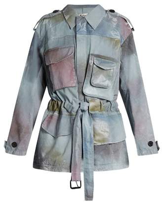 Acne Studios Liv P patch-pocket cotton-satin jacket