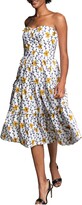 Thumbnail for your product : Dress the Population Annie Floral Embroidered Strapless Dress