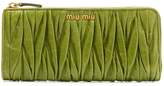 Thumbnail for your product : Miu Miu Matelassé leather wallet