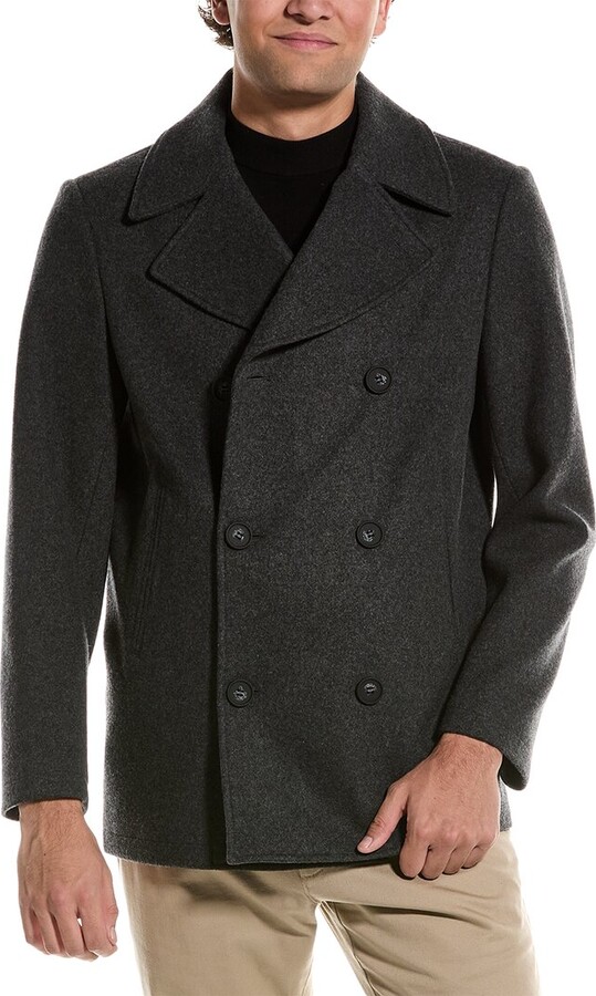 Cole Haan Wool-Blend Coat