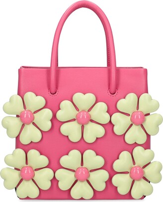 Size 31x17x30cm Sets Women Leather Handbags Bags Female Flower