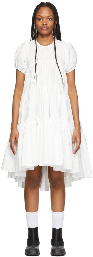 Cecilie Bahnsen White Women's Dresses | Shop the world's largest 