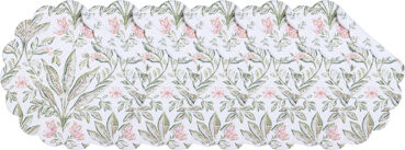 Lana Palms Round Scallop Quilt Placemats Set of 6