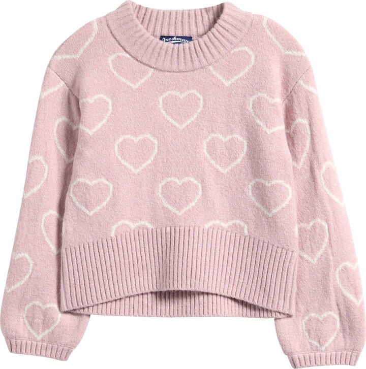 Freshman Kids' Heart Pullover Sweater