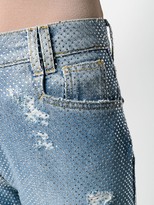 Thumbnail for your product : Balmain Crystal Embellished Jeans