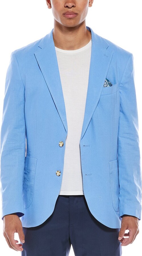 Tailorbyrd Solid Linen-Blend Sportcoat