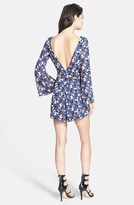 Thumbnail for your product : Glamorous Floral Print Long Sleeve Romper