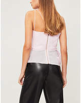 Thumbnail for your product : Roland Mouret Hankow gathered silk-blend top