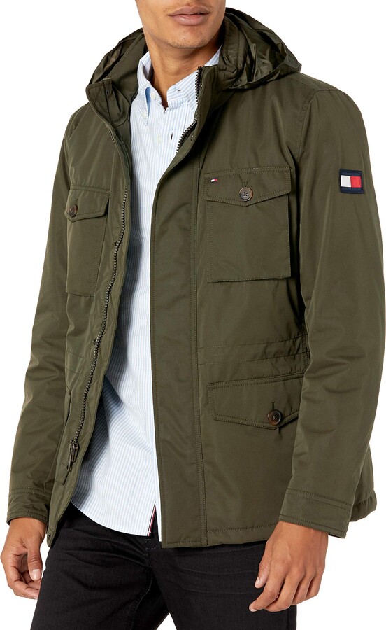 tommy hilfiger green jacket