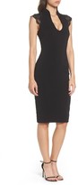 Thumbnail for your product : Badgley Mischka Women's Lace Shoulder Shift Dress