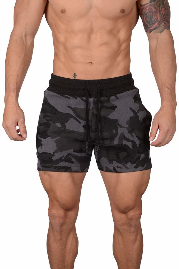 YoungLA Bodybuilding Shorts for Men Classic Weight Lifting Shorts
