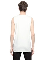 Thumbnail for your product : Gareth Pugh Two Tone Cotton Jersey Tank Top