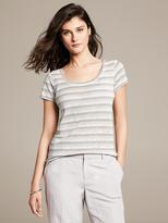 Thumbnail for your product : Banana Republic Striped Linen Tee