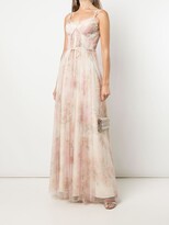 Thumbnail for your product : Marchesa Notte Bridal Florence floral-print dress
