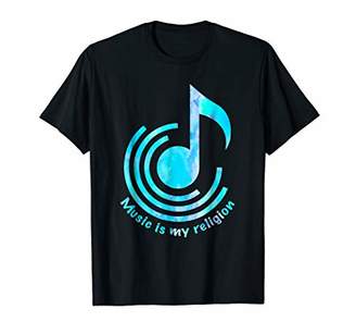 Music Is My Religion Hippie T-Shirt