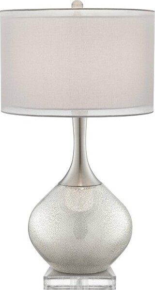 Possini Euro Design Swift Modern Table Lamp with Square Riser 32