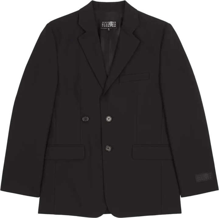 MM6 MAISON MARGIELA Notch-Lapels Single-Breasted Blazer