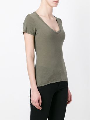 James Perse v-neck T-shirt - women - Cotton - 000