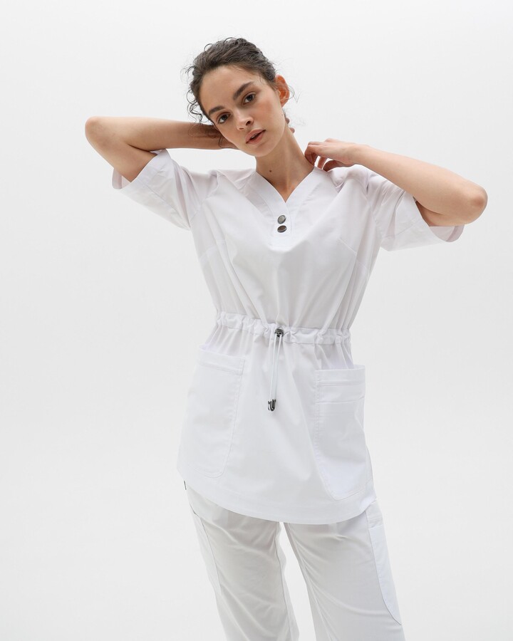 Etsy Pharmacists Veterinarians Physician Assistants Dentists Cosmetologist Suit Set Two Piece Hospital Scrubs Beautician Wrap Uniform Women