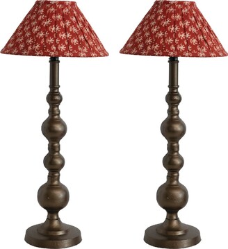 DF0594 by Creative Co-op - Mango Wood Table Lamp with Jute Shade
