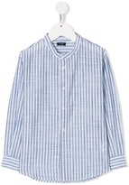 Thumbnail for your product : Il Gufo Striped-Print Buttoned Shirt