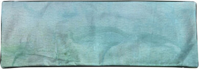 StyleCraft Home Tidewashed Crush IV Lumbar Pillow - Coastal Blue - 36" x 14"