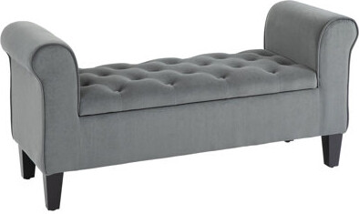 Red Barrel StudioÂ® Modern Elegant and Sophisticated Storage Upholstered Bench with Button Tufting Design