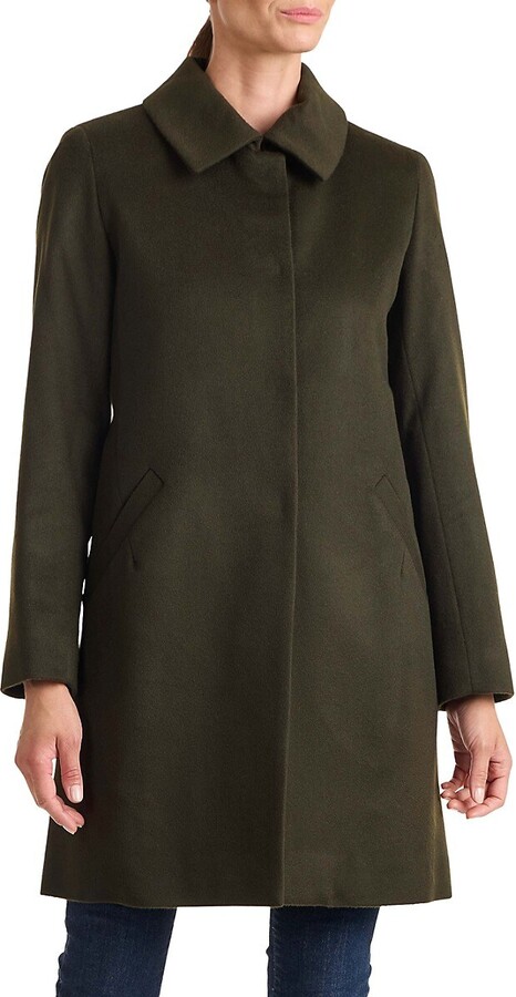 Sofia Cashmere Wool Blend Car Coat