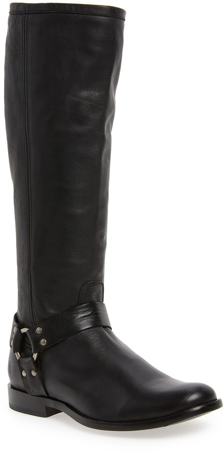 frye phillip harness wide calf