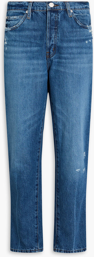 Frame Le Mec high-rise straight-leg jeans