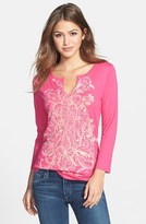 Thumbnail for your product : Lucky Brand 'Exploded Paisley' Print Tee