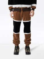 Thumbnail for your product : Burberry Logo Graphic Striped Chenille Trackpants