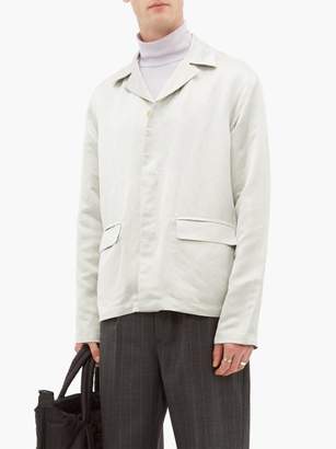 Our Legacy Piraya Linen-blend Shirt Jacket - Mens - White