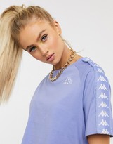 Thumbnail for your product : Kappa banda cropped tee in violet