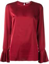 Thumbnail for your product : P.A.R.O.S.H. pleated cuff blouse