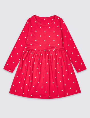 Marks and Spencer Easy Dressing Star Dress (3-16 Years)