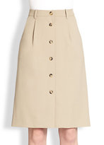 Thumbnail for your product : Michael Kors Button-Front Trouser Skirt