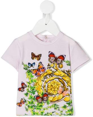 Versace butterfly graphic print T-Shirt