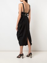 Thumbnail for your product : Proenza Schouler Bondage Draped Midi Dress