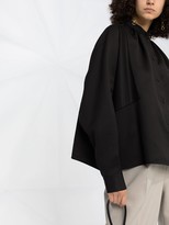 Thumbnail for your product : Jil Sander Sunday mandarin-collar loose shirt
