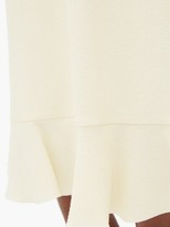 Thumbnail for your product : Giambattista Valli Ruffle-hem Crepe Skirt - Ivory